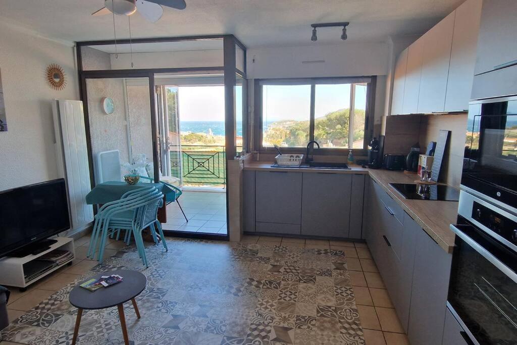 T2 Au Calme-vue Et Baie De Collioure-garage Apartamento