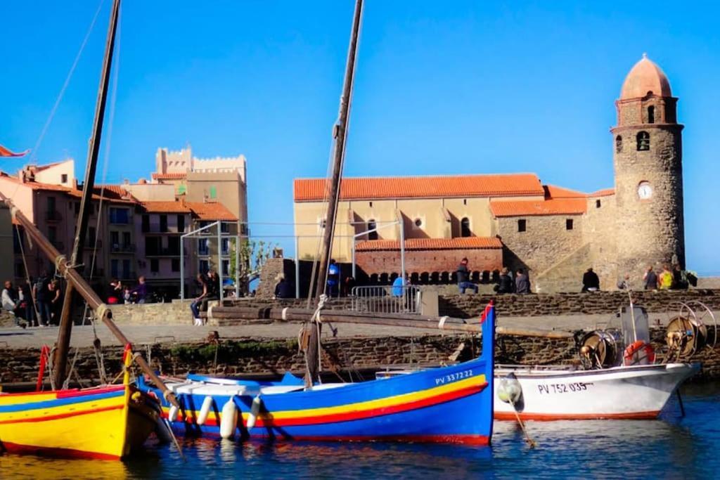 T2 Au Calme-vue Et Baie De Collioure-garage Apartamento
